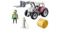 Playmobil - Country : Grand Tracteur et Borne de Recharge #71305